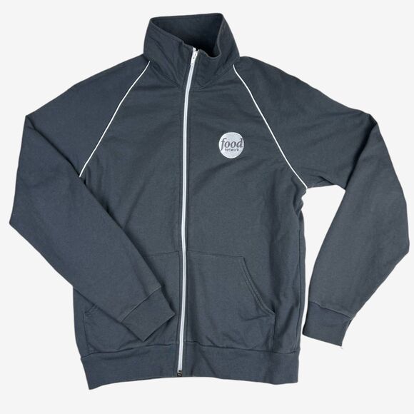 American Apparel Gray Unisex Track Jacket M - Picture 1 of 9
